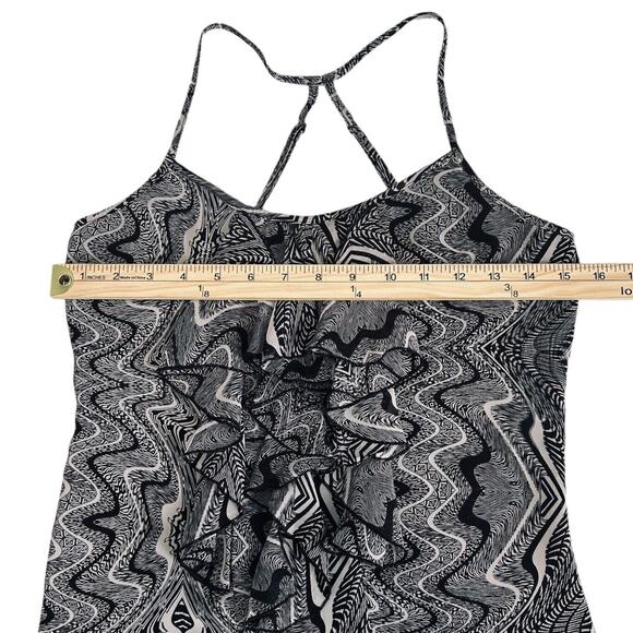 GUESS Sexy Adjustable Spaghetti Cami Tank Top Open Blouse SZ XS LAYERED FRONT - Picture 11 of 12